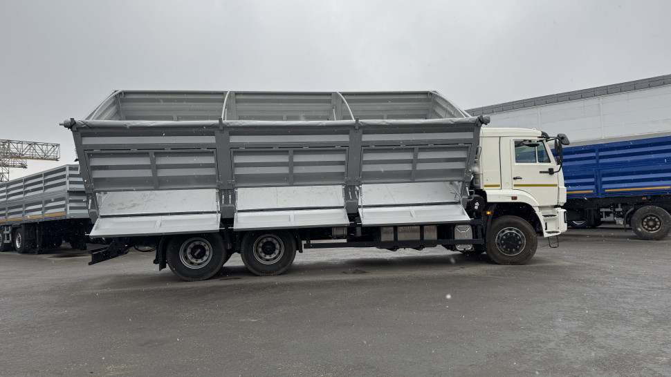 САМОСВАЛЬНЫЙ АВТОМОБИЛЬ ЗЕРНОВОЗ  653511 НА ШАССИ КАМАЗ-65117-В5